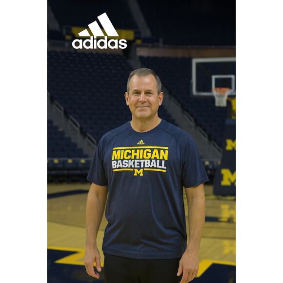 Adidas University of Michigan Climalite Shirt 3X - Picture 1 of 4